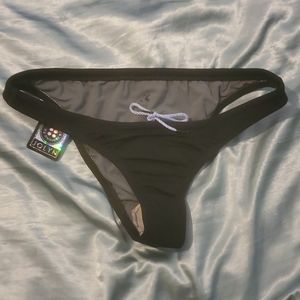 Jolyn black bikini bottoms